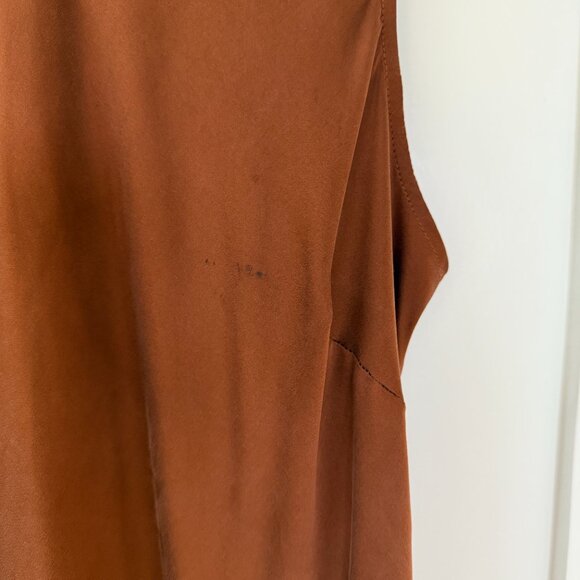 Asceno ‘Valencia’ Silk Dress - M - Brown - Picture 6 of 10